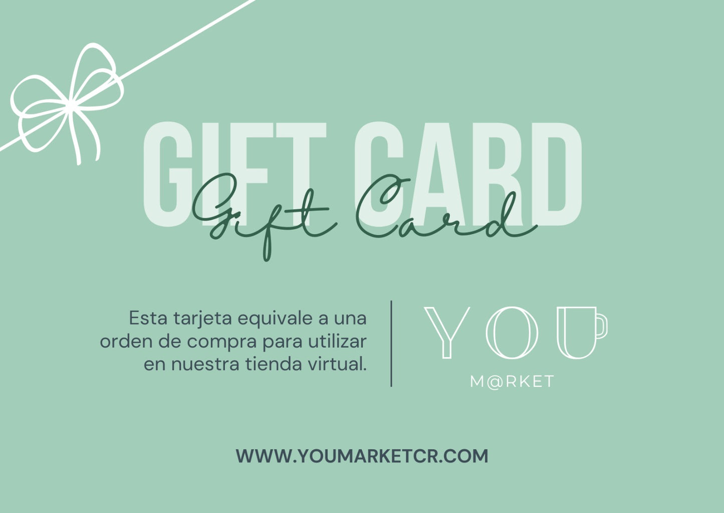 Tarjeta de Regalo You Market