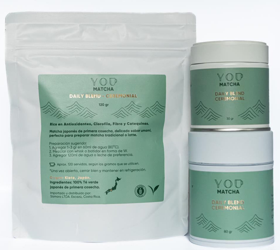 Matcha Ceremonial - Daily Blend - 30gr - 80gr - 120gr
