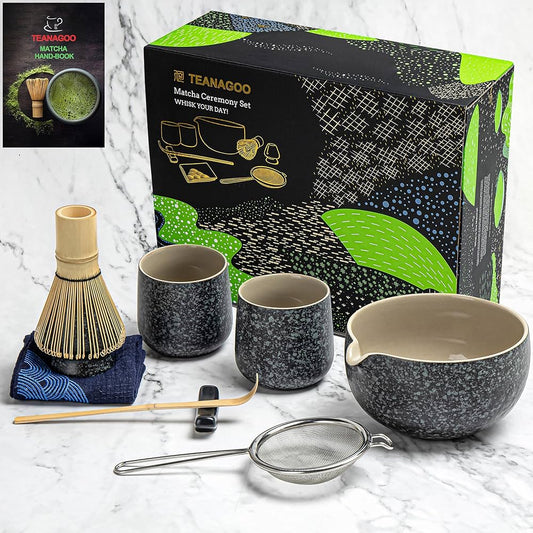 Kit Matcha con vasos - Gris Oscuro