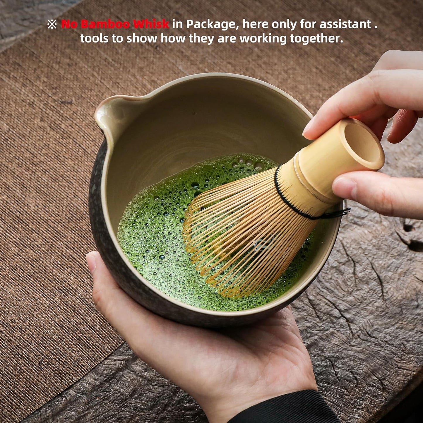 Kit Chawan + Holder - Gris oscuro