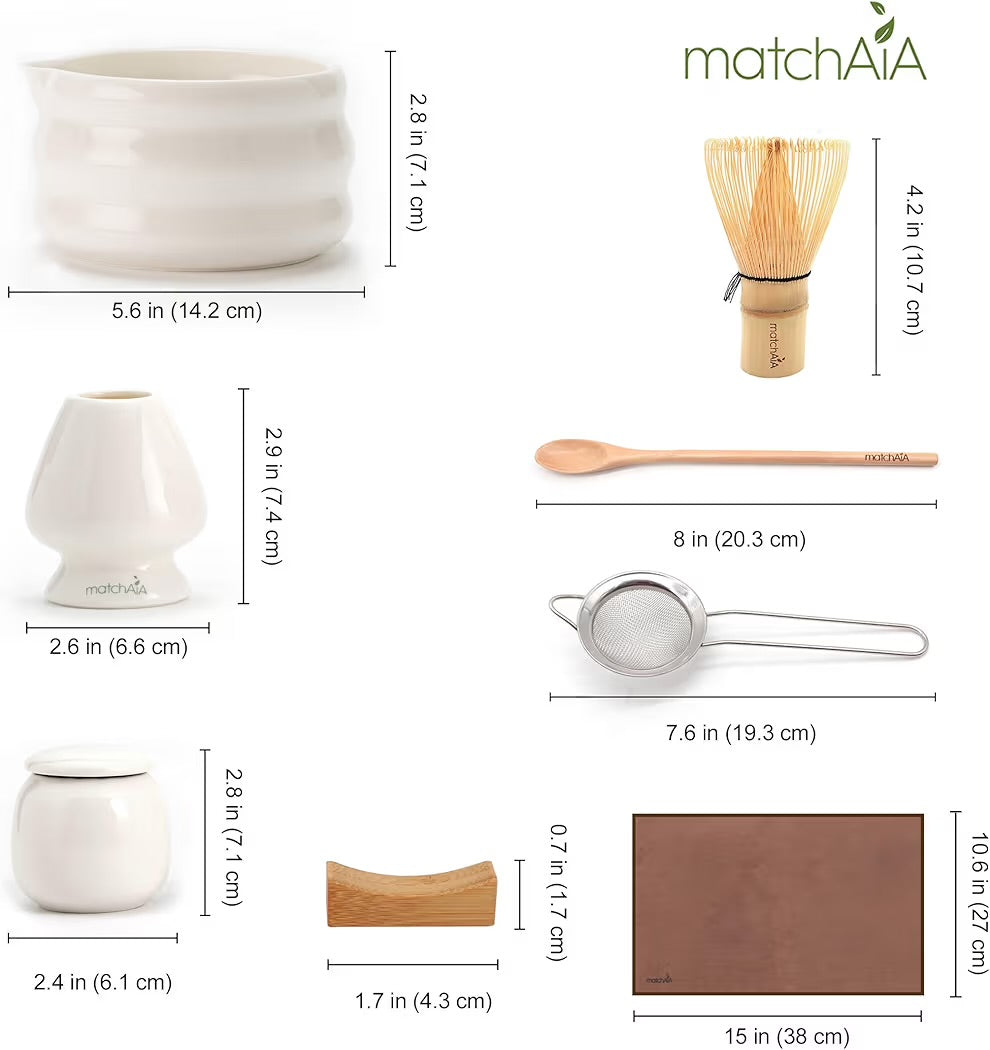 Kit Matcha - 8 piezas - Blanco