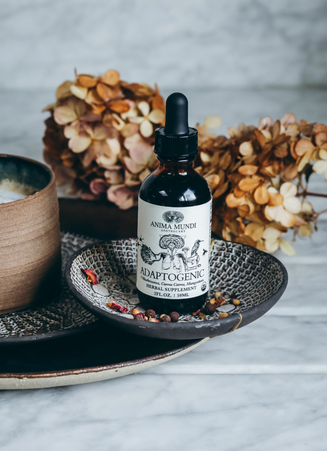 ADAPTOGENIC Tonic | Orgánico, 7 hongos, camu camu, mangostán