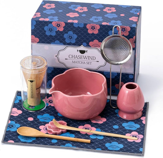 Kit Matcha - Flor - Rosado