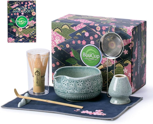 Kit Matcha - Flores de Cerezo - Azul