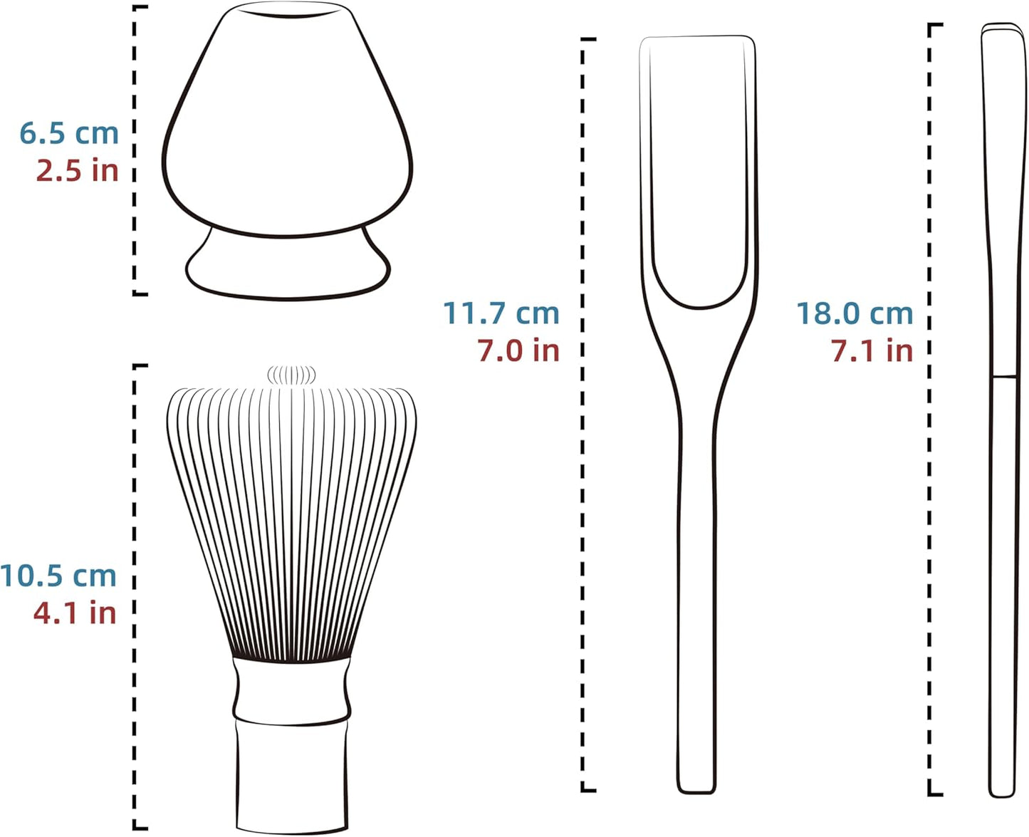 Kit matcha básico 4 piezas