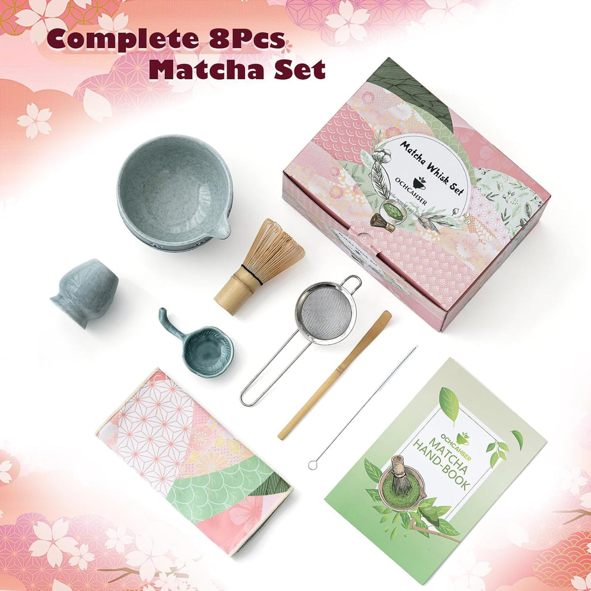 Kit Matcha - 8 piezas - Azul