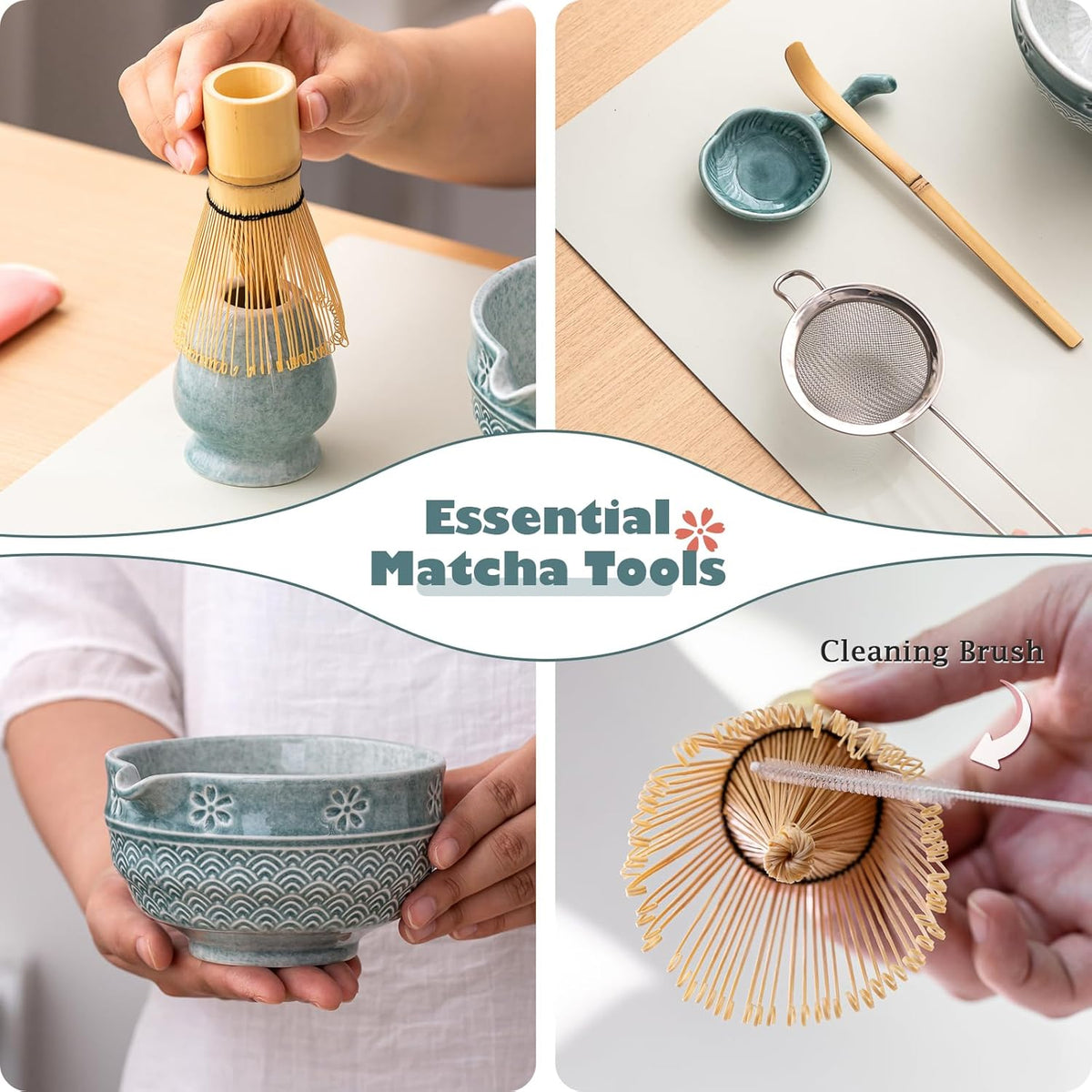 Kit Matcha - 8 piezas - Azul