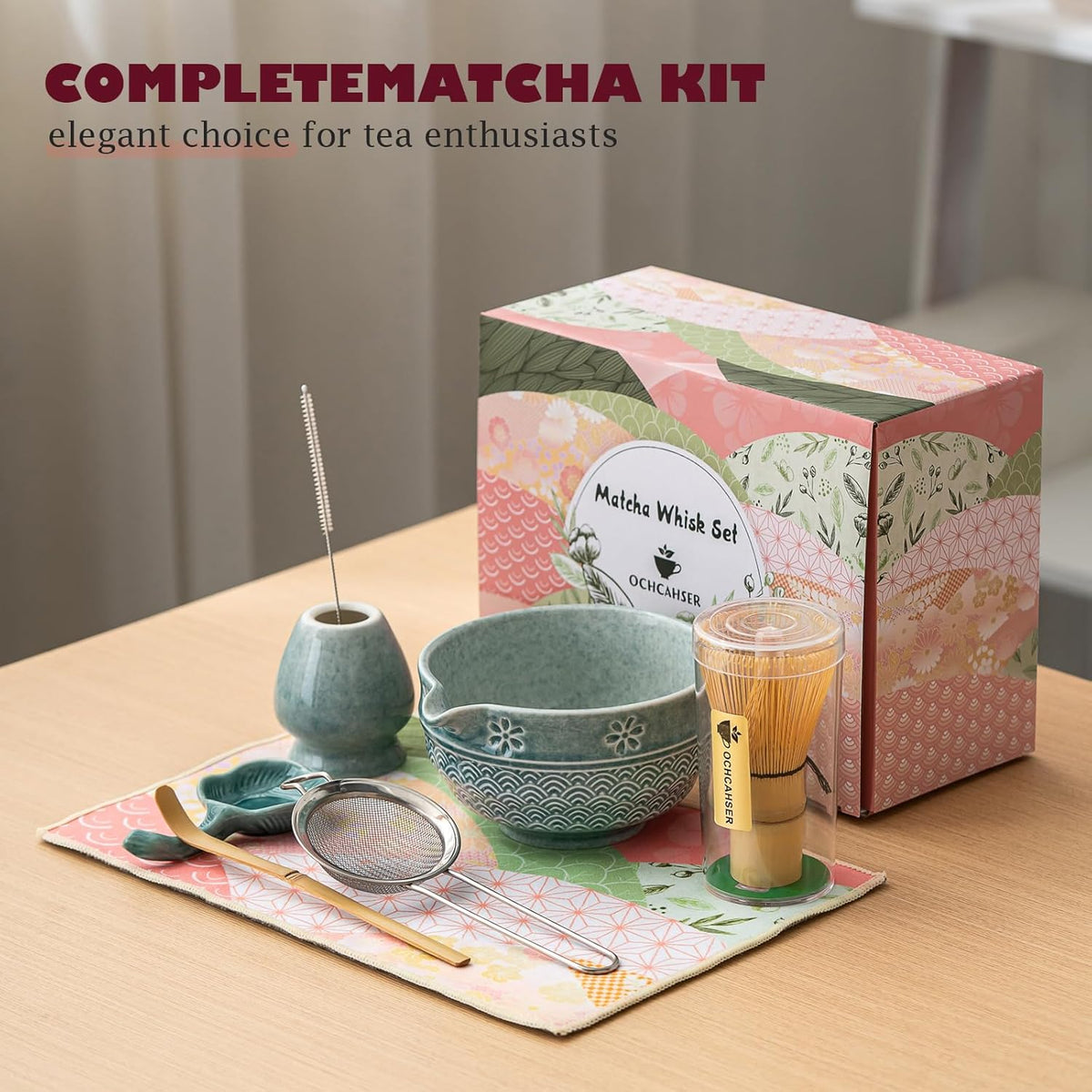 Kit Matcha - 8 piezas - Azul