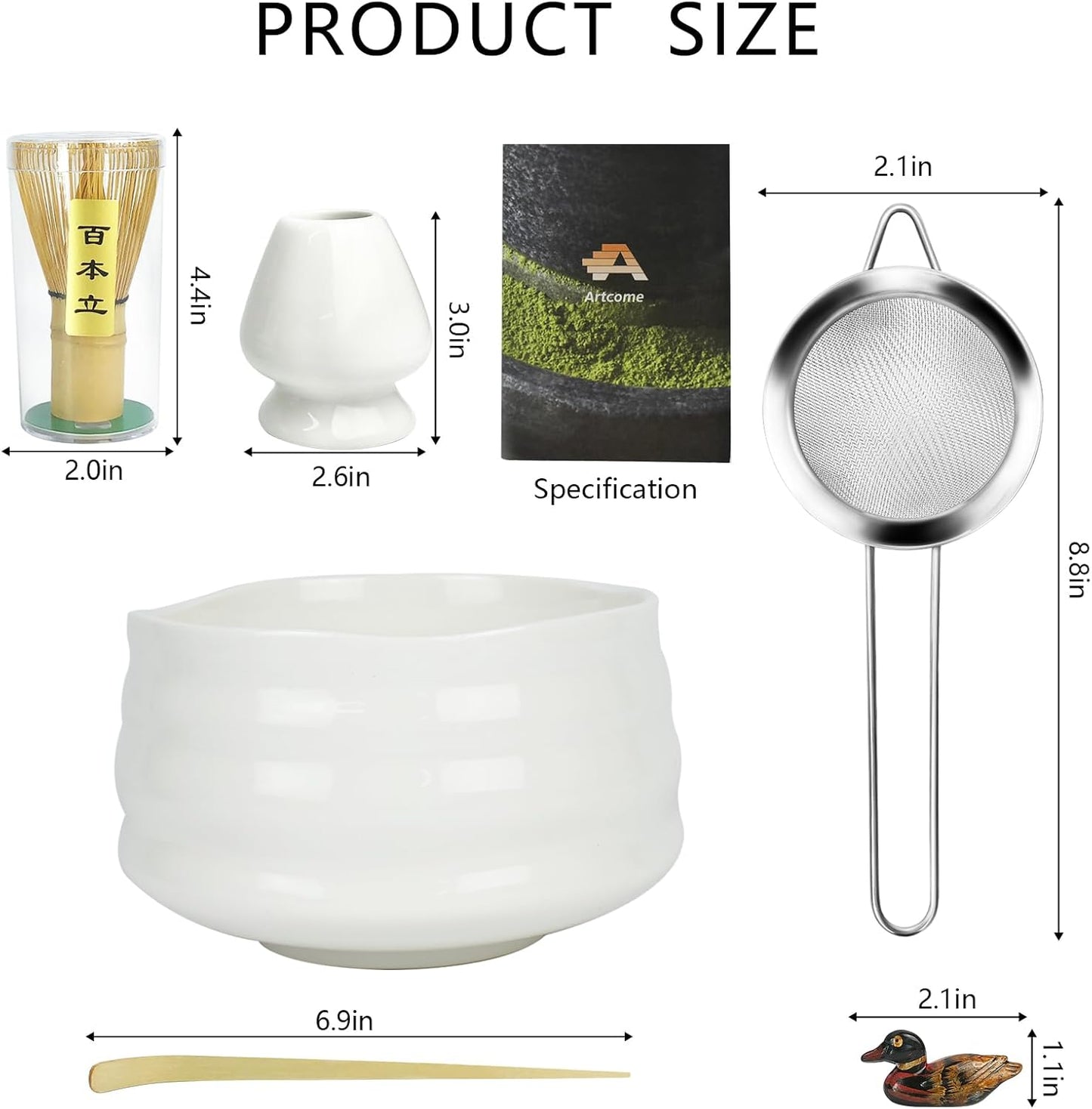 Kit Matcha - 6 piezas - Blanco