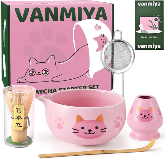 Kit Matcha - 5 piezas - Gatito
