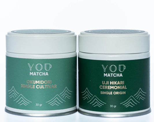 Dúo Single Cultivar - Ujihikari & Okumidori - Matcha Ceremonial - 30gr