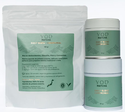 Matcha Ceremonial - Daily Blend - 30gr - 80gr - 120gr