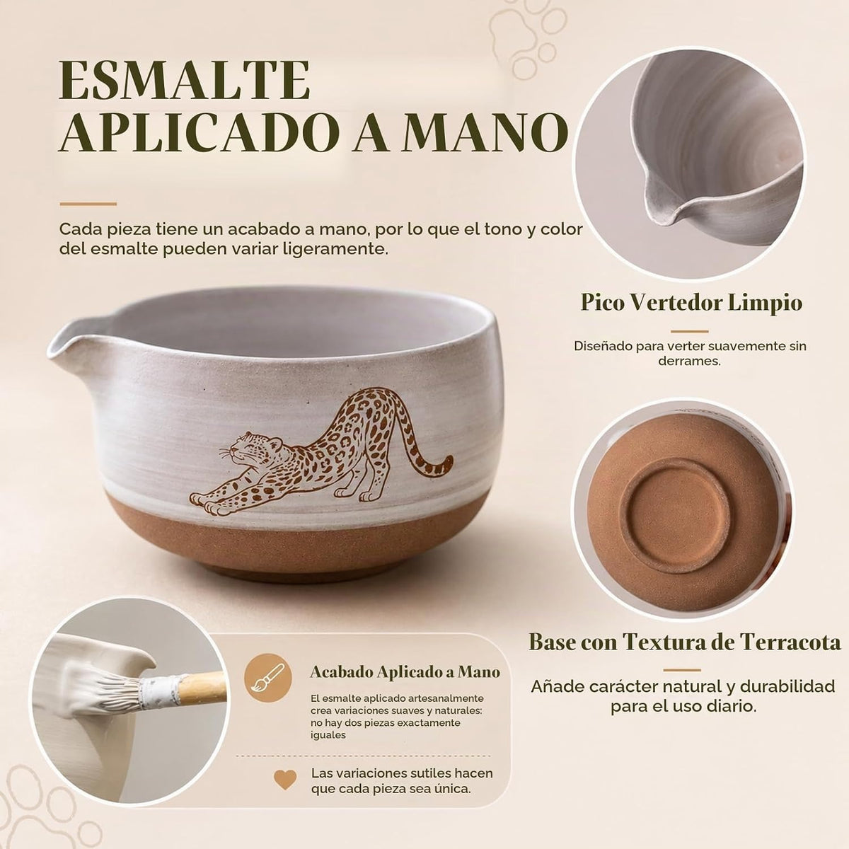 Kit Matcha - 5 piezas - Leopardo