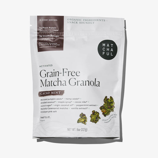 Granola Matcha activada - Cacao & Menta - 227gr